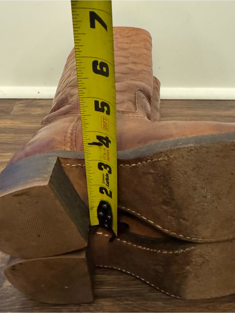 Rare Vintage Frye x Coach Collaboration Embossed Signature Leather Campus Boots - Picture 12 of 14